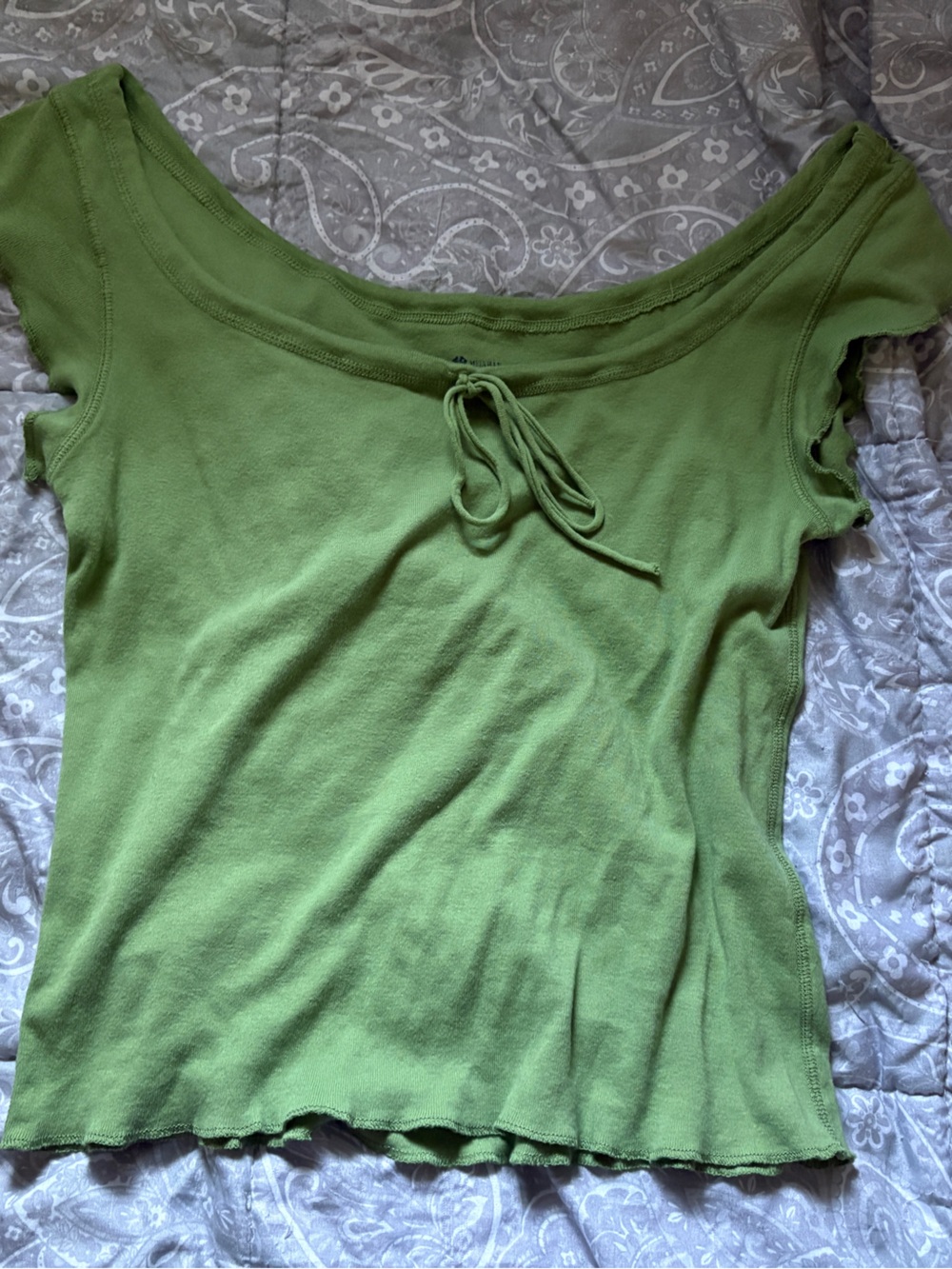 Brandy Melville Matcha Green Top